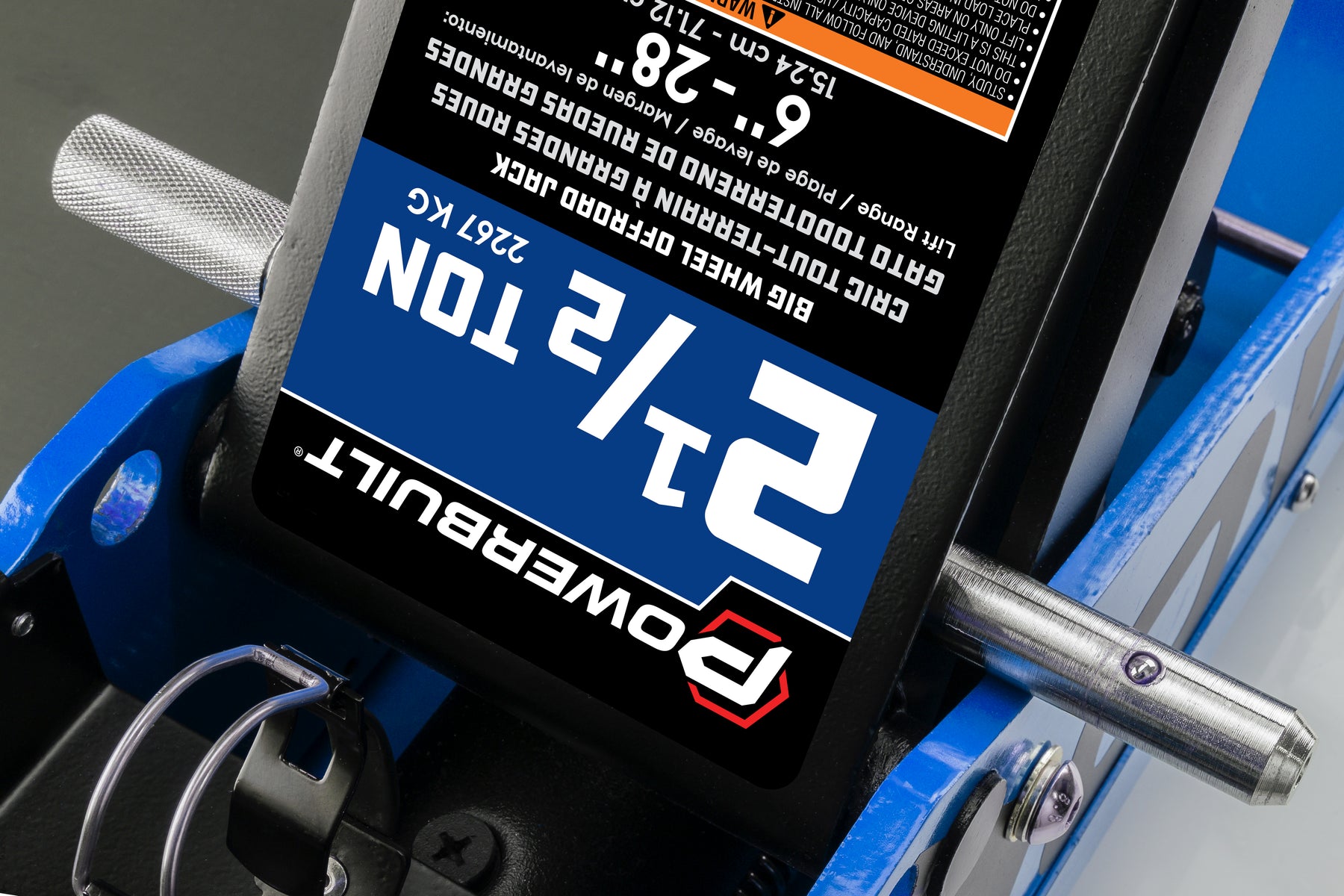 2.5 Ton Big Wheel Off Road Jack (Blue)