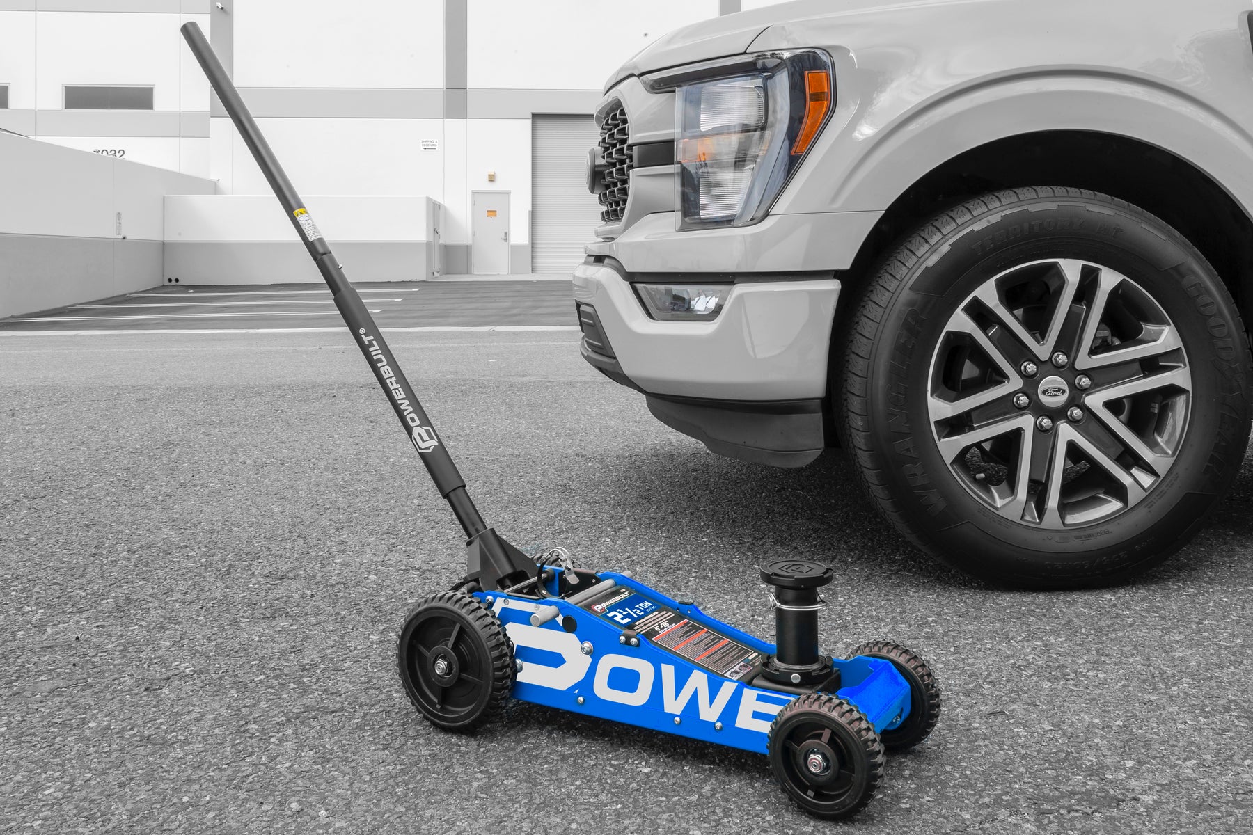 2.5 Ton Big Wheel Off Road Jack (Blue)