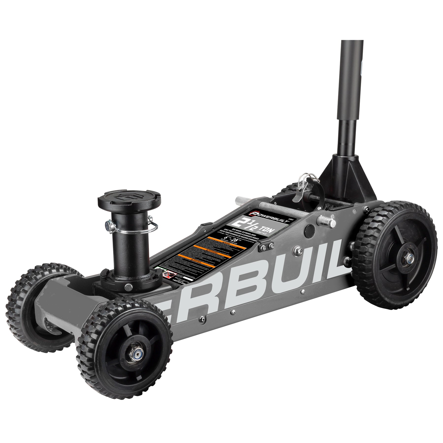 2.5 Ton Big Wheel Off Road Jack (Grey)