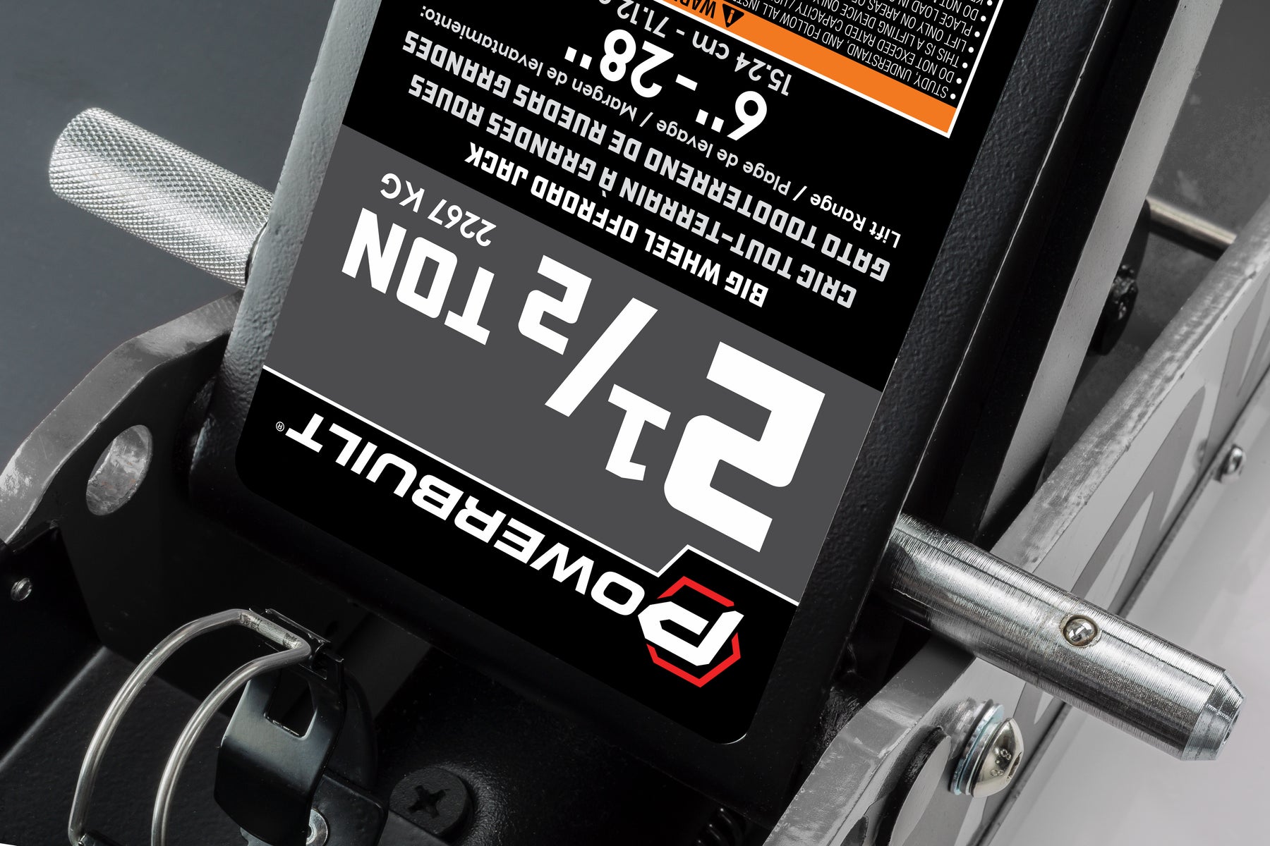 2.5 Ton Big Wheel Off Road Jack (Grey)