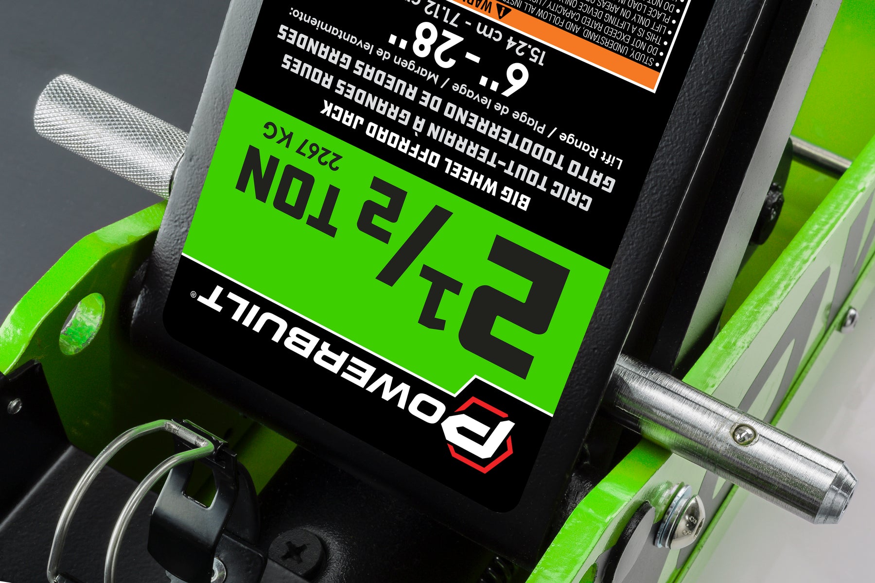 2.5 Ton Big Wheel Off Road Jack (Green)