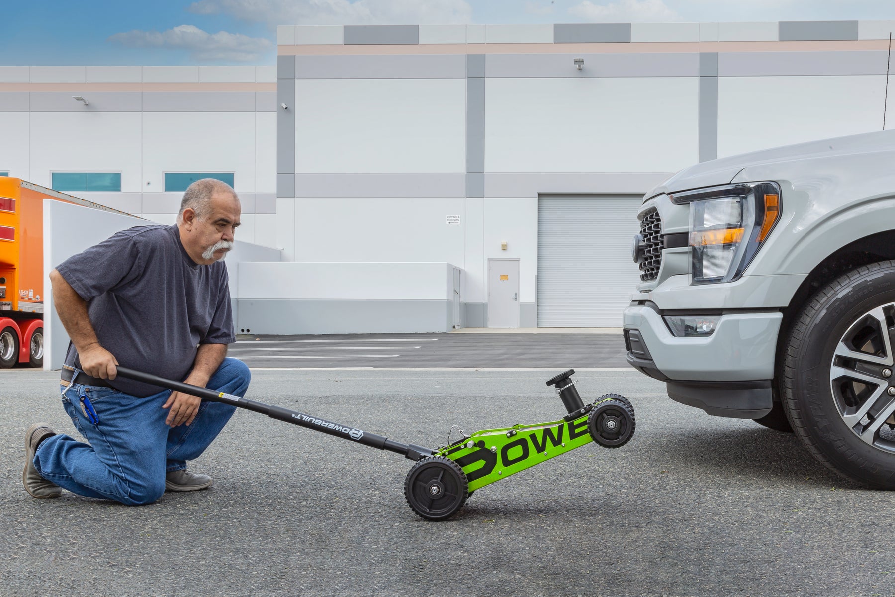 2.5 Ton Big Wheel Off Road Jack (Green)