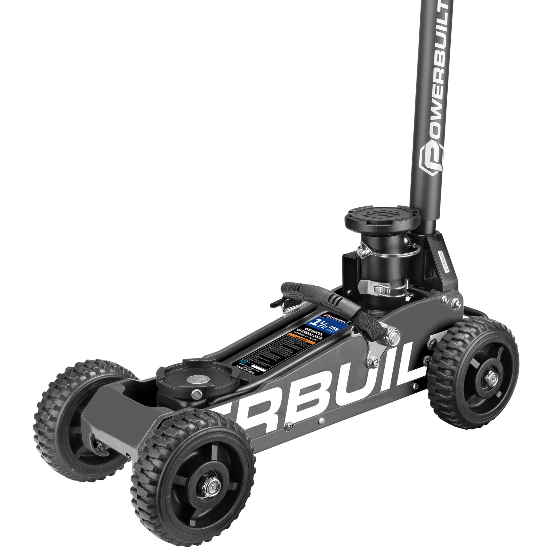 1.5Ton Big Wheel Off Road Jack (Grey)