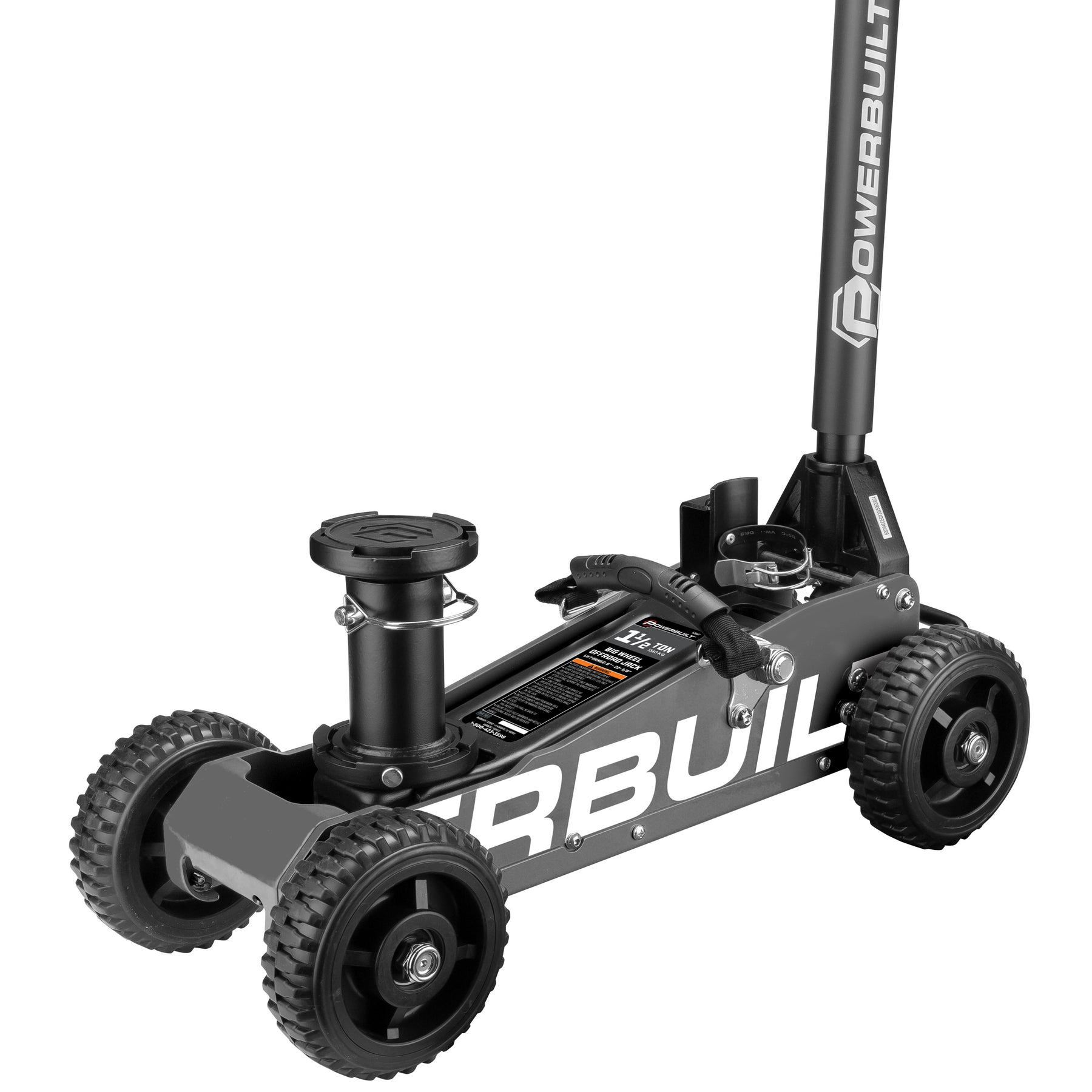 1.5Ton Big Wheel Off Road Jack (Grey)