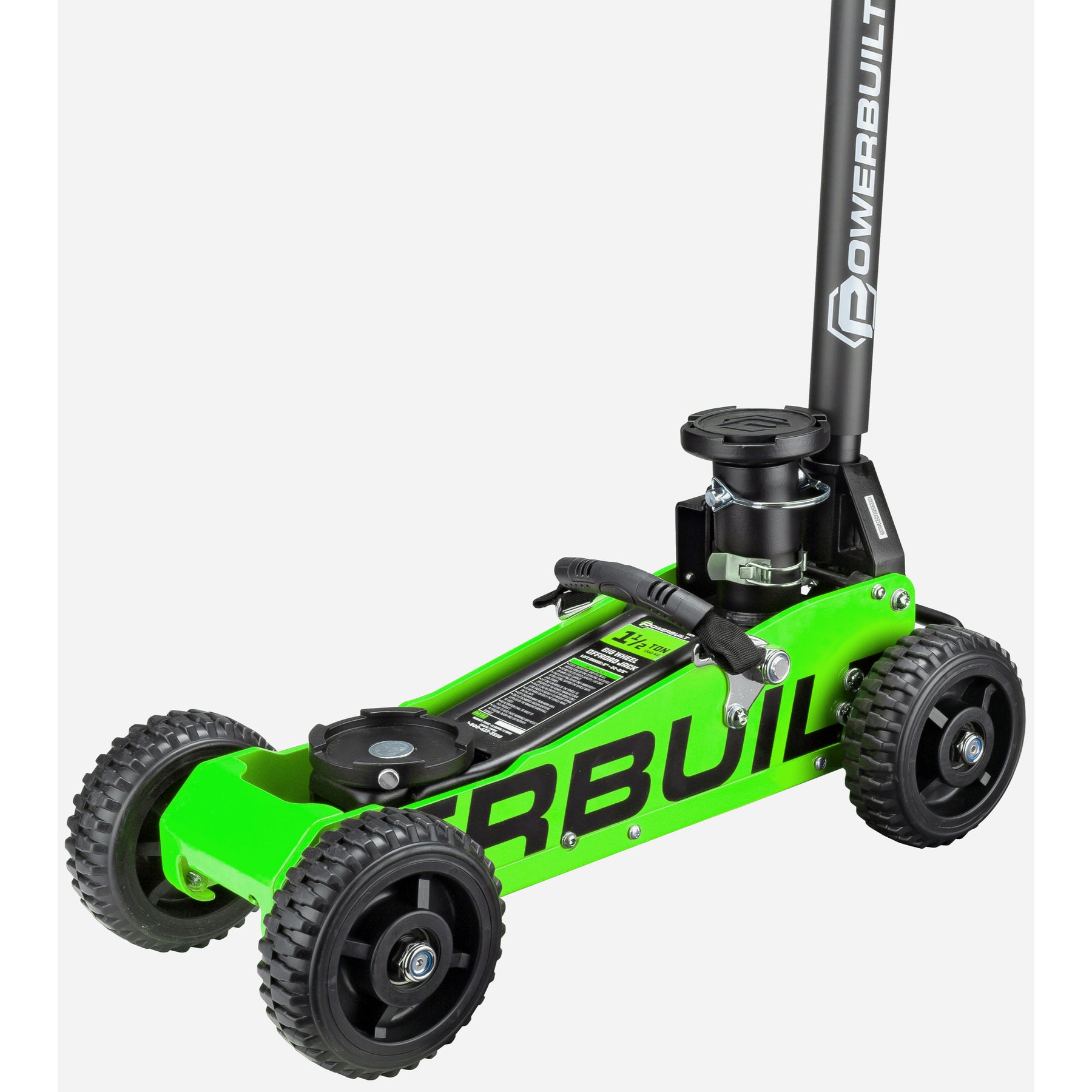 1.5 Ton Big Wheel Off Road Jack (Green)