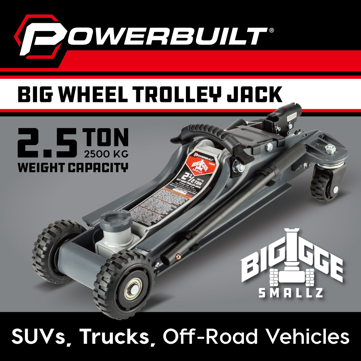 2.5T "Biggee Smallz" Off Road Trolley Jack