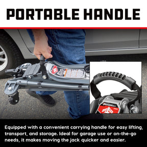 2.5T "Biggee Smallz" Off Road Trolley Jack