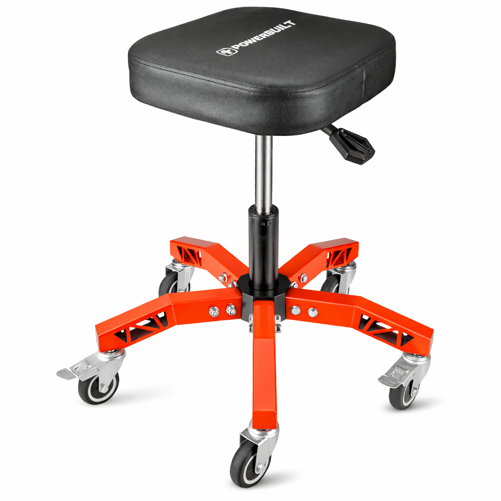 Professional Adjustable 5 Leg Rolling Work Seat
