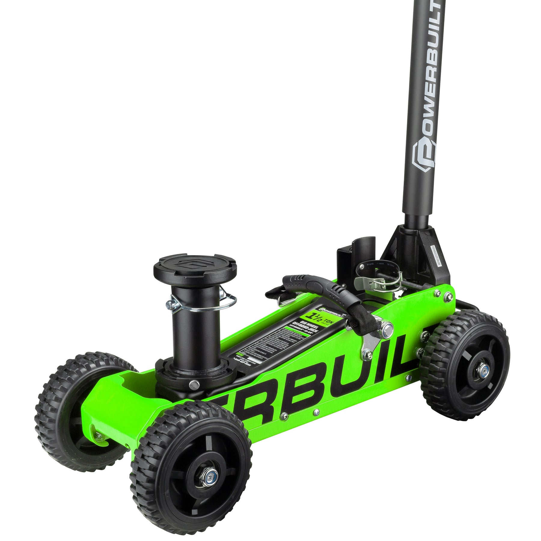 1.5 Ton Big Wheel Off Road Jack (Green)