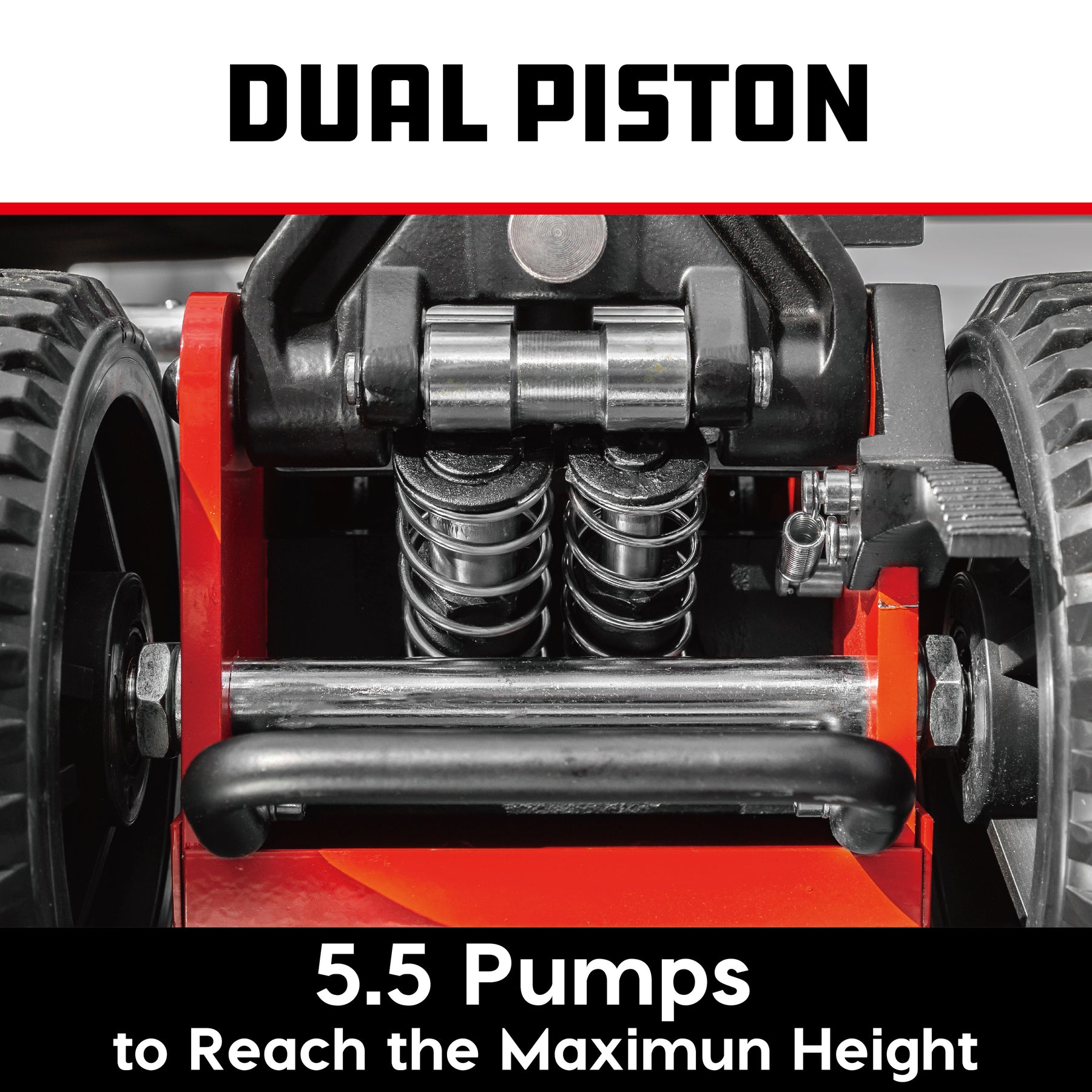 1.5 TON BIG WHEEL OFF ROAD JACK (Orange)