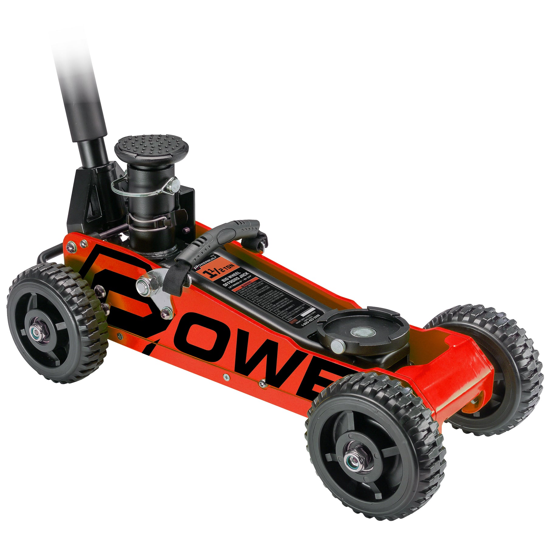 1.5 TON BIG WHEEL OFF ROAD JACK (Orange)