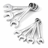 7 Piece SAE Stubby Combination Wrench Set