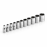11 Piece 1/4 in. Dr. Metric 6 Pt. Socket Set