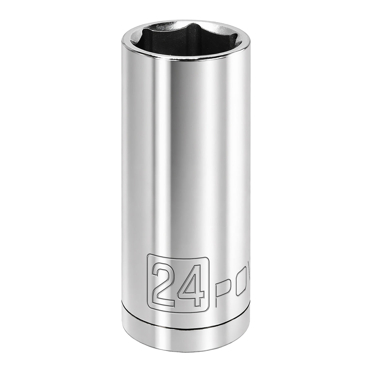 1/2 Inch Drive x 24 MM 6 Point Deep Socket