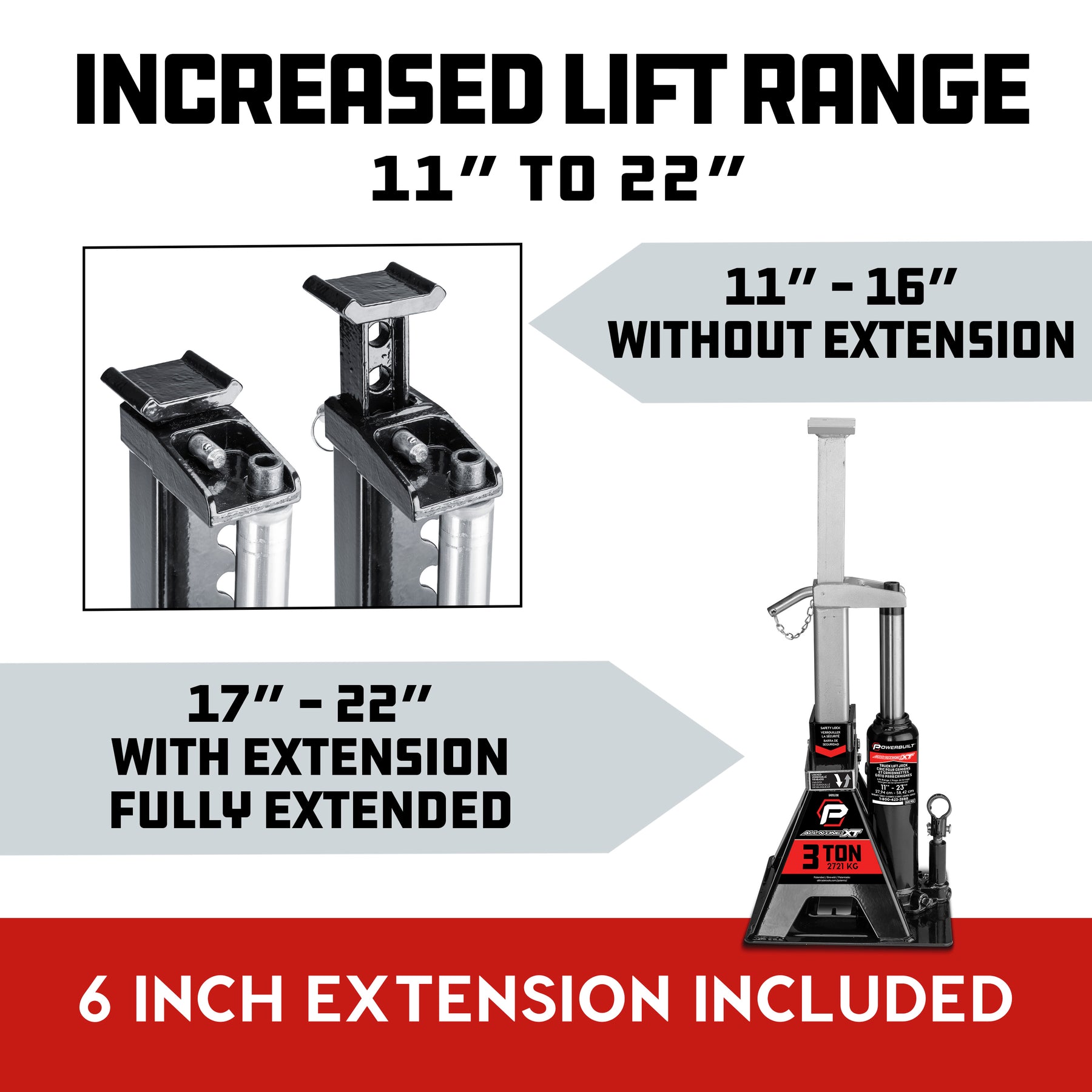 3 Ton All-in-One Jackstand/Bottle Jack