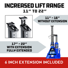 3 Ton All-in-One Truck Lift Jack (Blue) (Gen3)