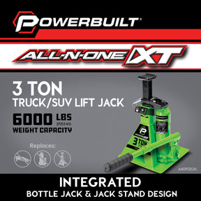 3 Ton All-in-One Truck Lift Jack (Green) (Gen3)