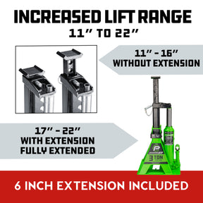 3 Ton All-in-One Truck Lift Jack (Green) (Gen3)