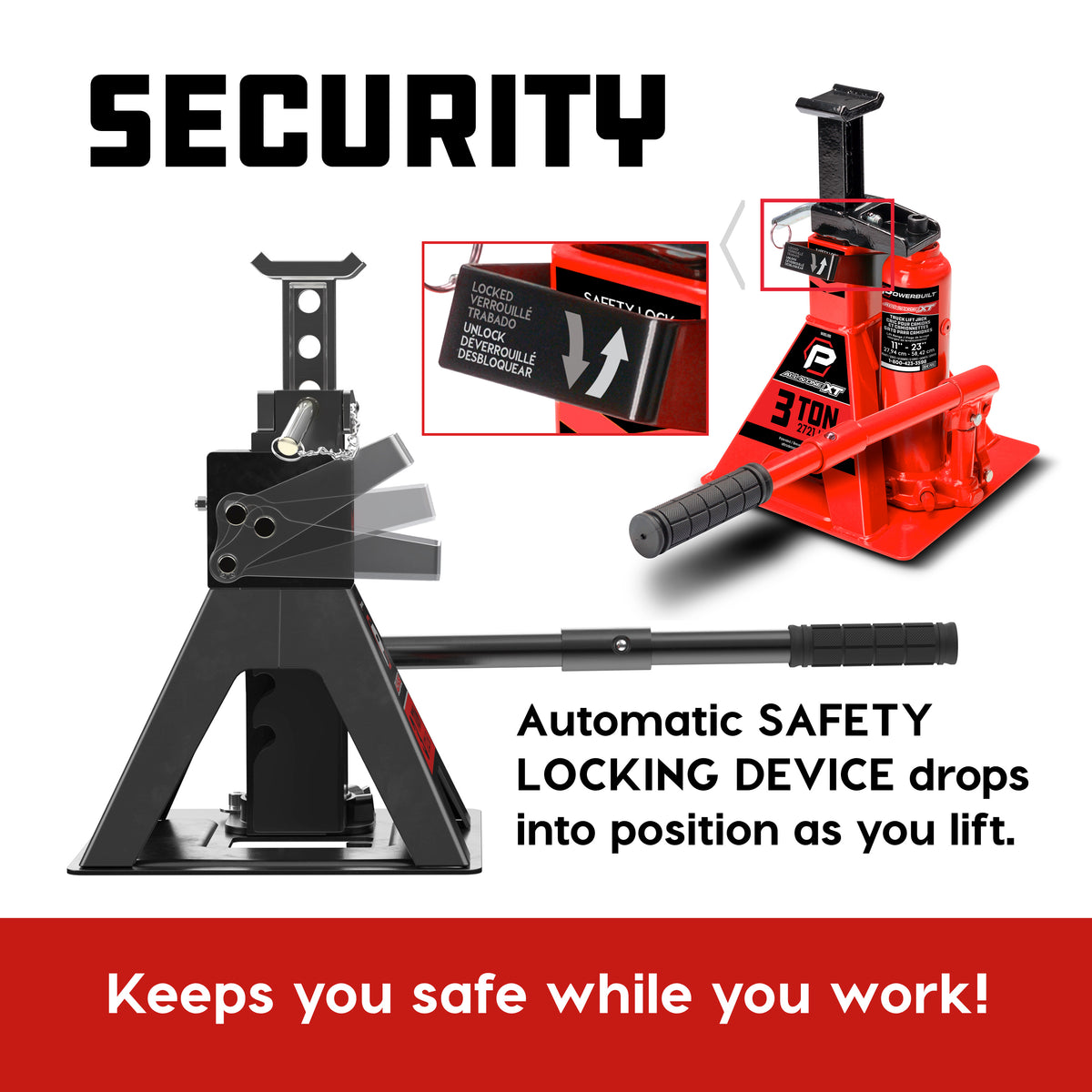 3 Ton All-in-One Truck Lift Jack (Code Orange) (Gen3)