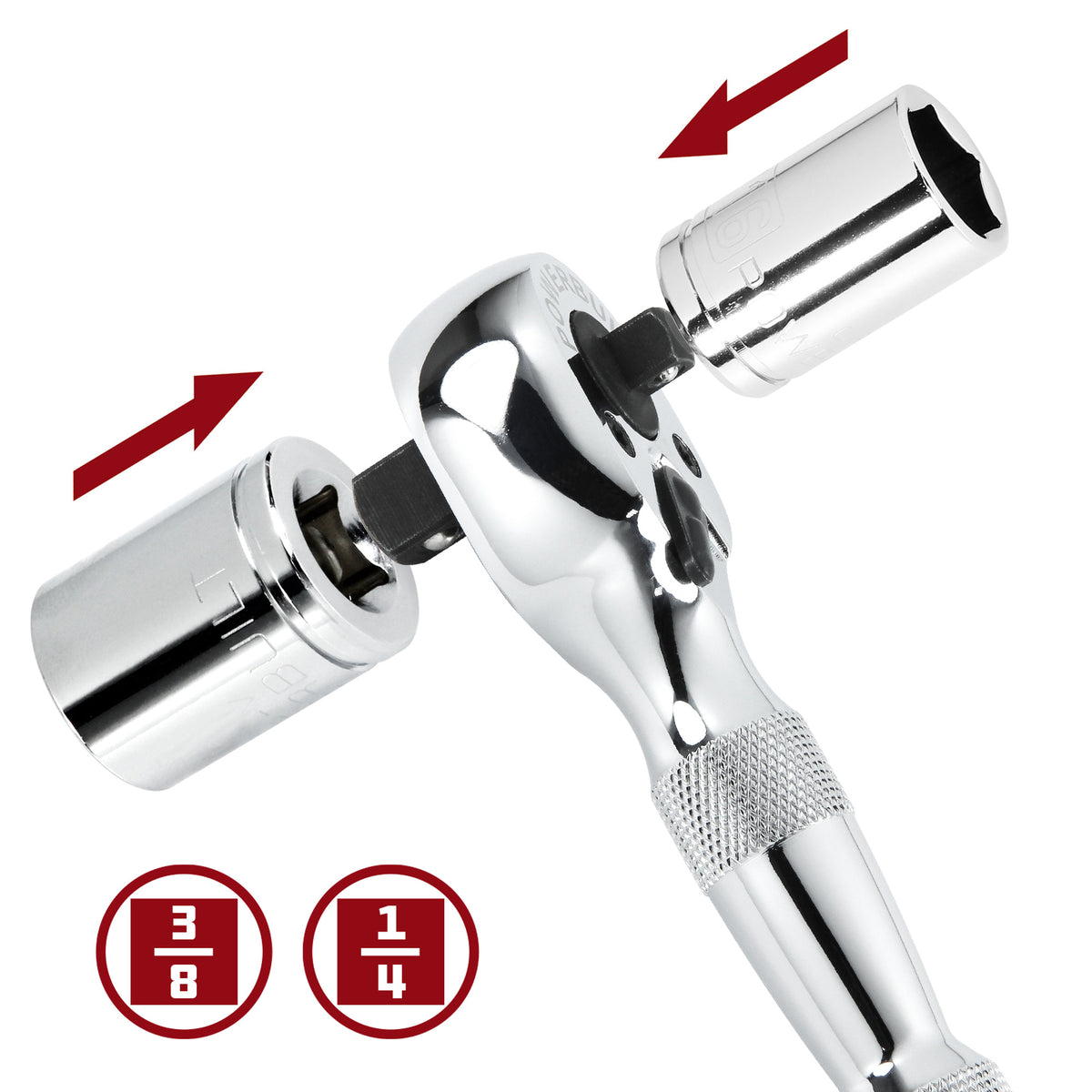 Dual Drive Stubby Ratchet