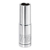 3/8 Inch Drive x 7/16 Inch 6 Point Deep Socket