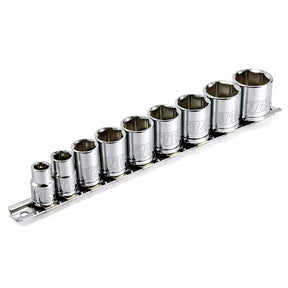 9 Piece 3/8 in. Dr. SAE 6 Pt. Shallow Socket Set