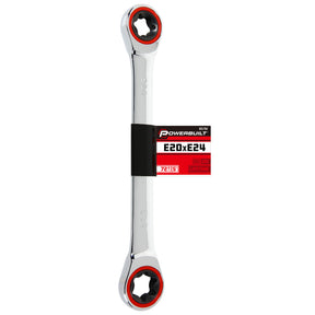 E20 x E24 E-Star Ratcheting Wrench