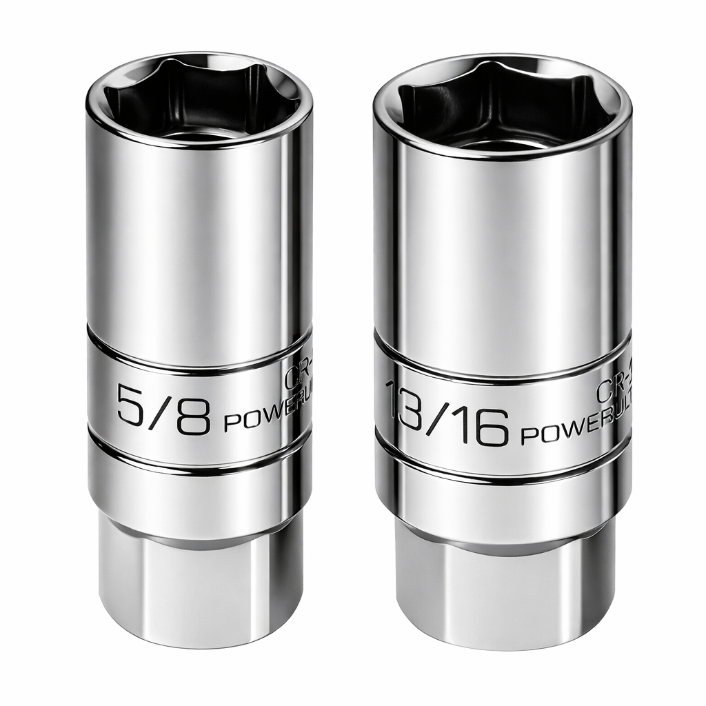 2 Piece Magnetic Spark Plug Socket Set