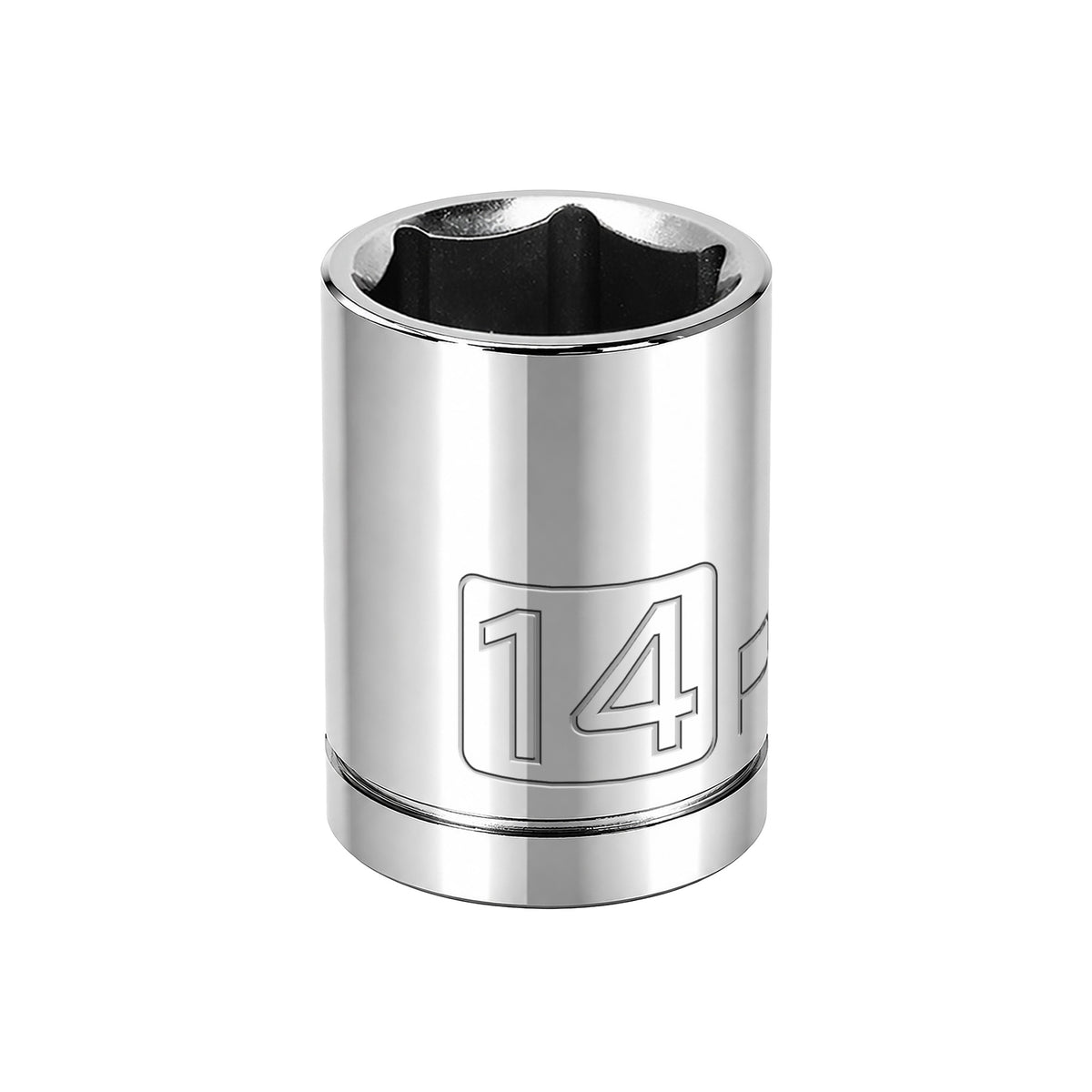 1/4 Inch Drive x 14 MM 6 Point Shallow Socket