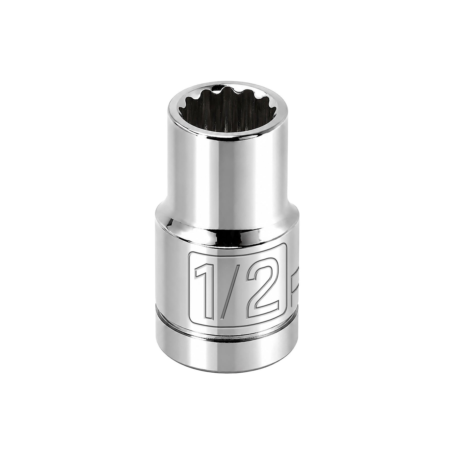 1/2 Inch Drive x 1/2 Inch 12 Point Shallow Socket