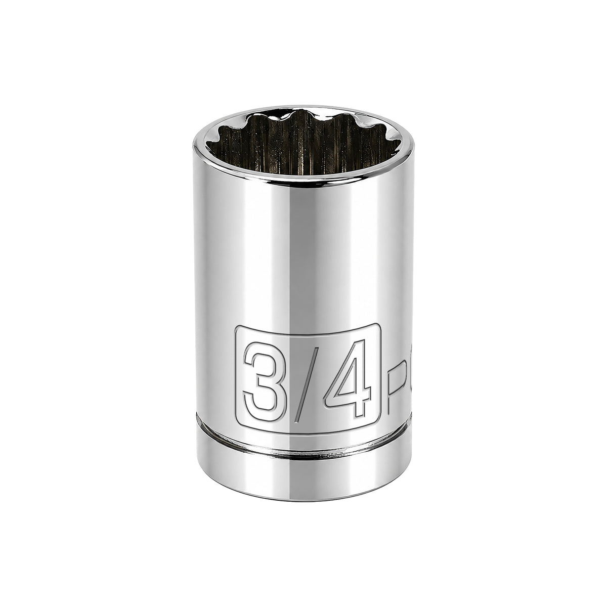 1/2 Inch Drive x 3/4 Inch 12 Point Shallow Socket