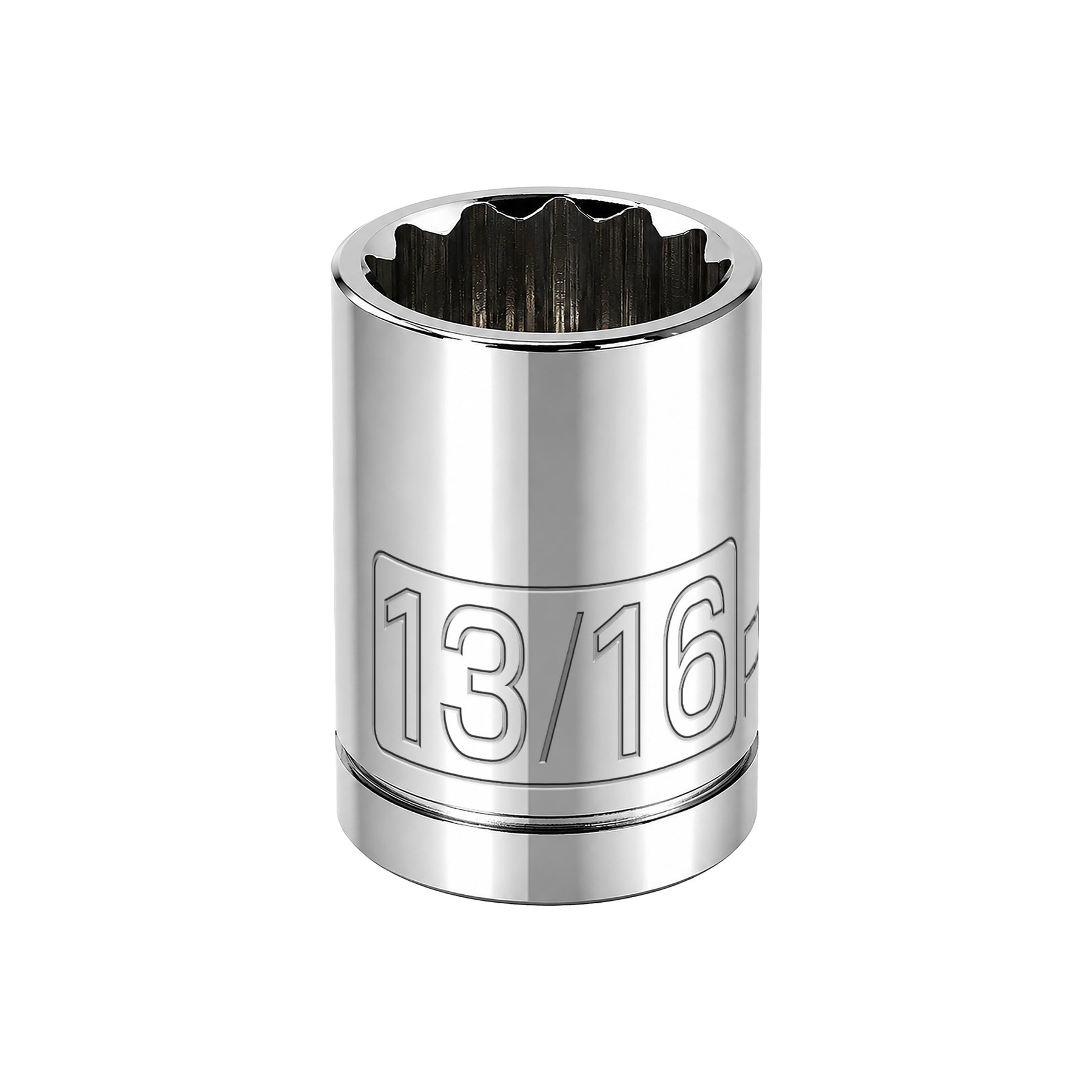 1/2 Inch Drive x 13/16 Inch 12 Point Shallow Socket