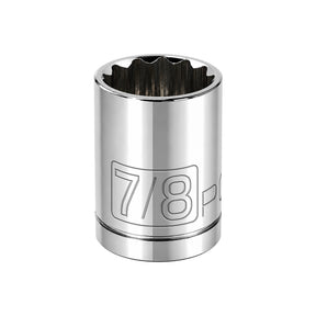 1/2 Inch Drive x 7/8 Inch 12 Point Shallow Socket