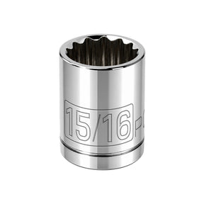 1/2 Inch Drive x 15/16 Inch 12 Point Shallow Socket