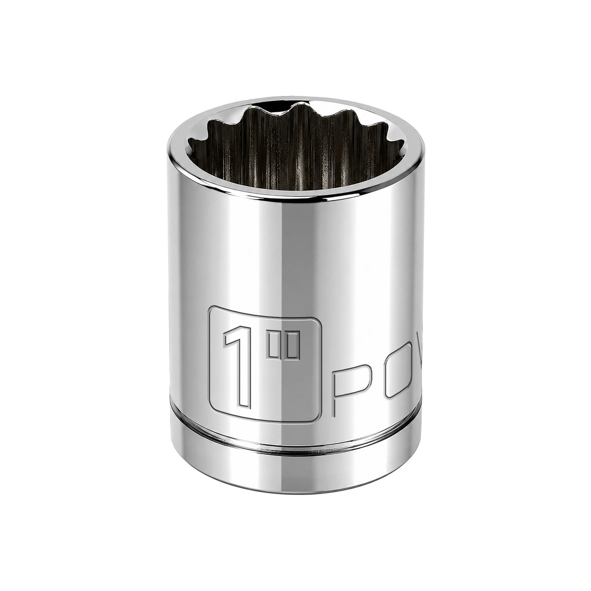 1/2 Inch Drive x 1 Inch 12 Point Shallow Socket