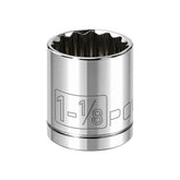 1/2 Inch Drive x 1-1/8 Inch 12 Point Shallow Socket