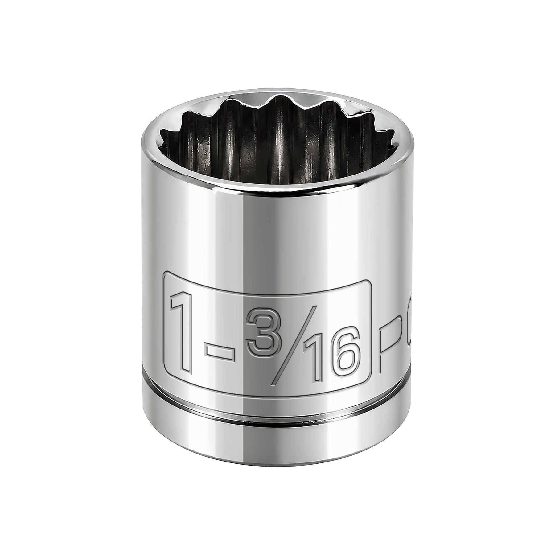 1/2 Inch Drive x 1-3/16 Inch 12 Point Shallow Socket