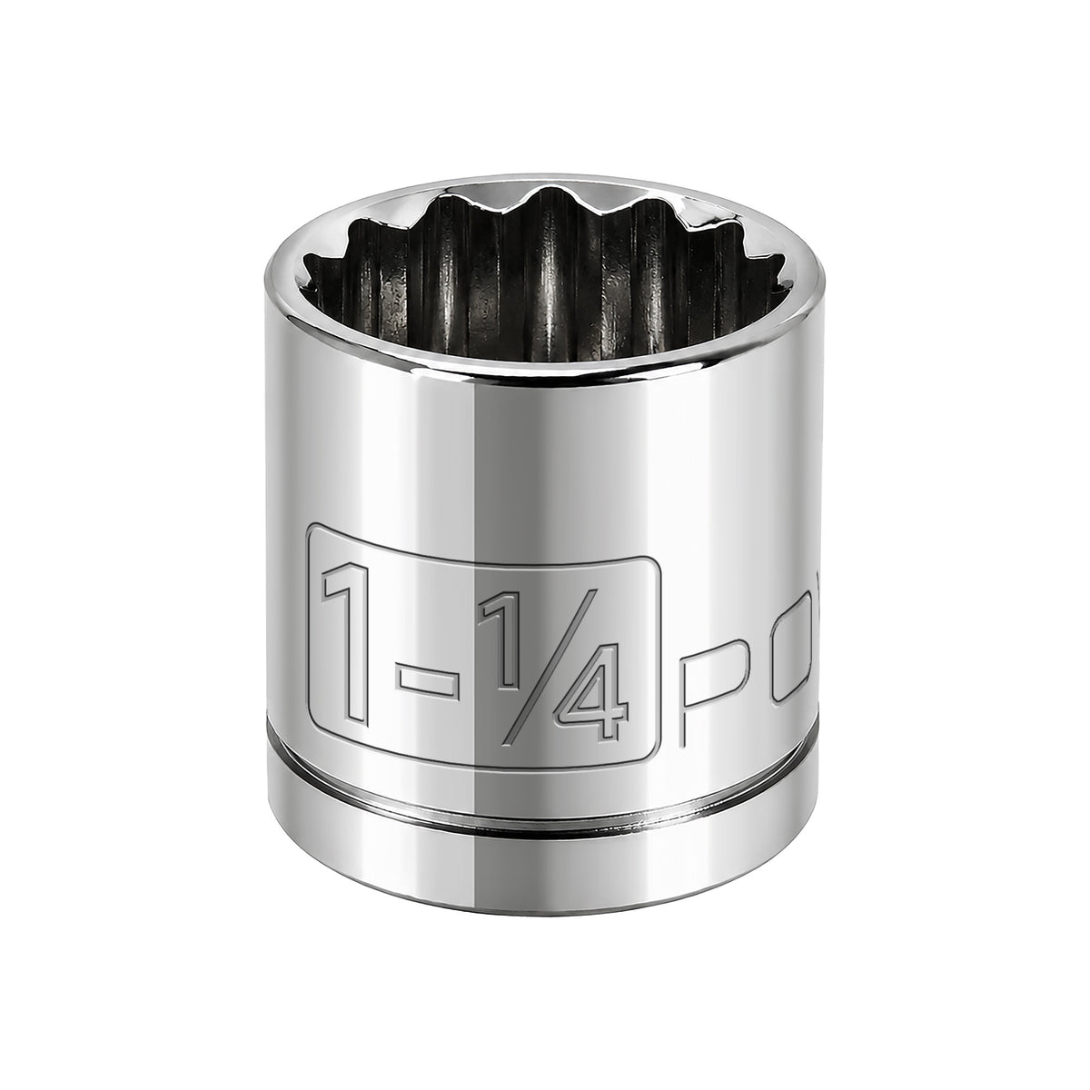 1/2 Inch Drive x 1-1/4 Inch 12 Point Shallow Socket