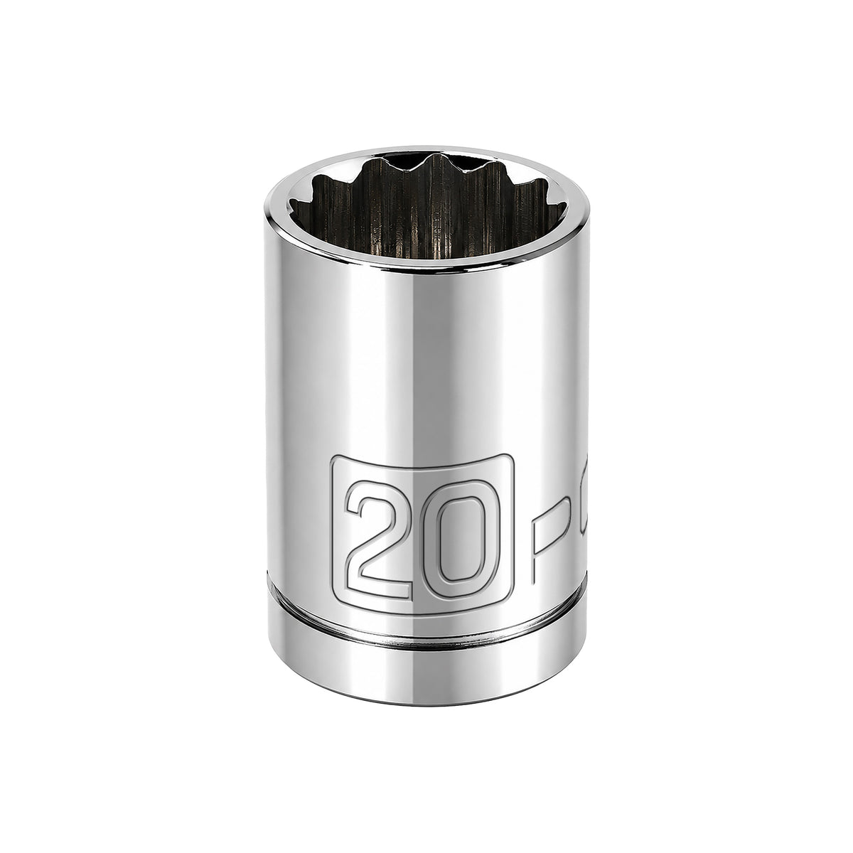 1/2 Inch Drive x 20 MM 12 Point Shallow Socket
