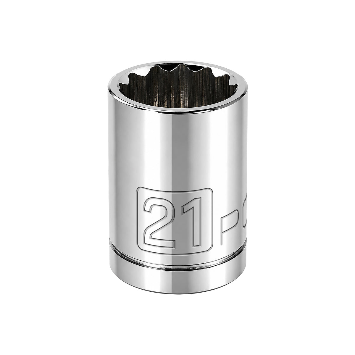 1/2 Inch Drive x 21 MM 12 Point Shallow Socket