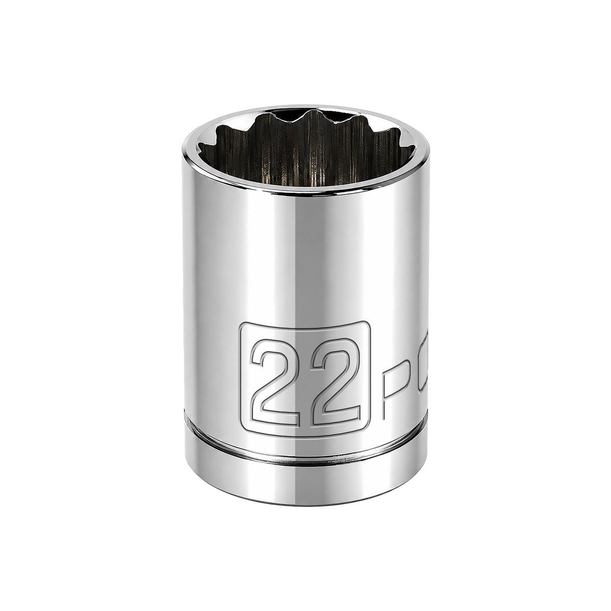 1/2 Inch Drive x 22 MM 12 Point Shallow Socket