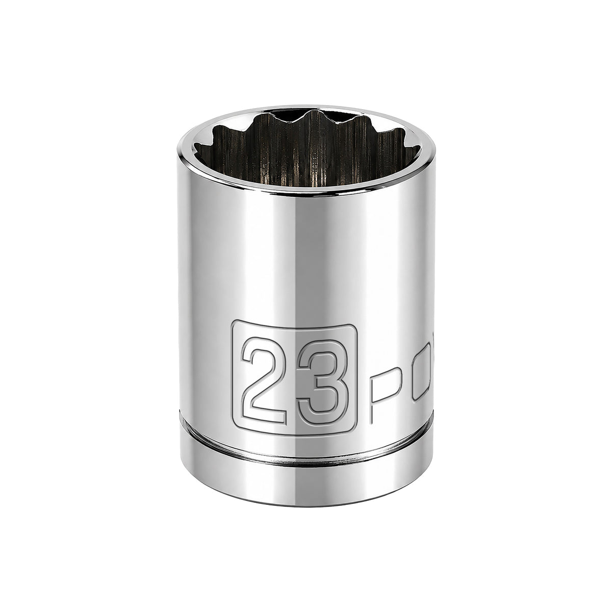 1/2 Inch Drive x 23 MM 12 Point Shallow Socket