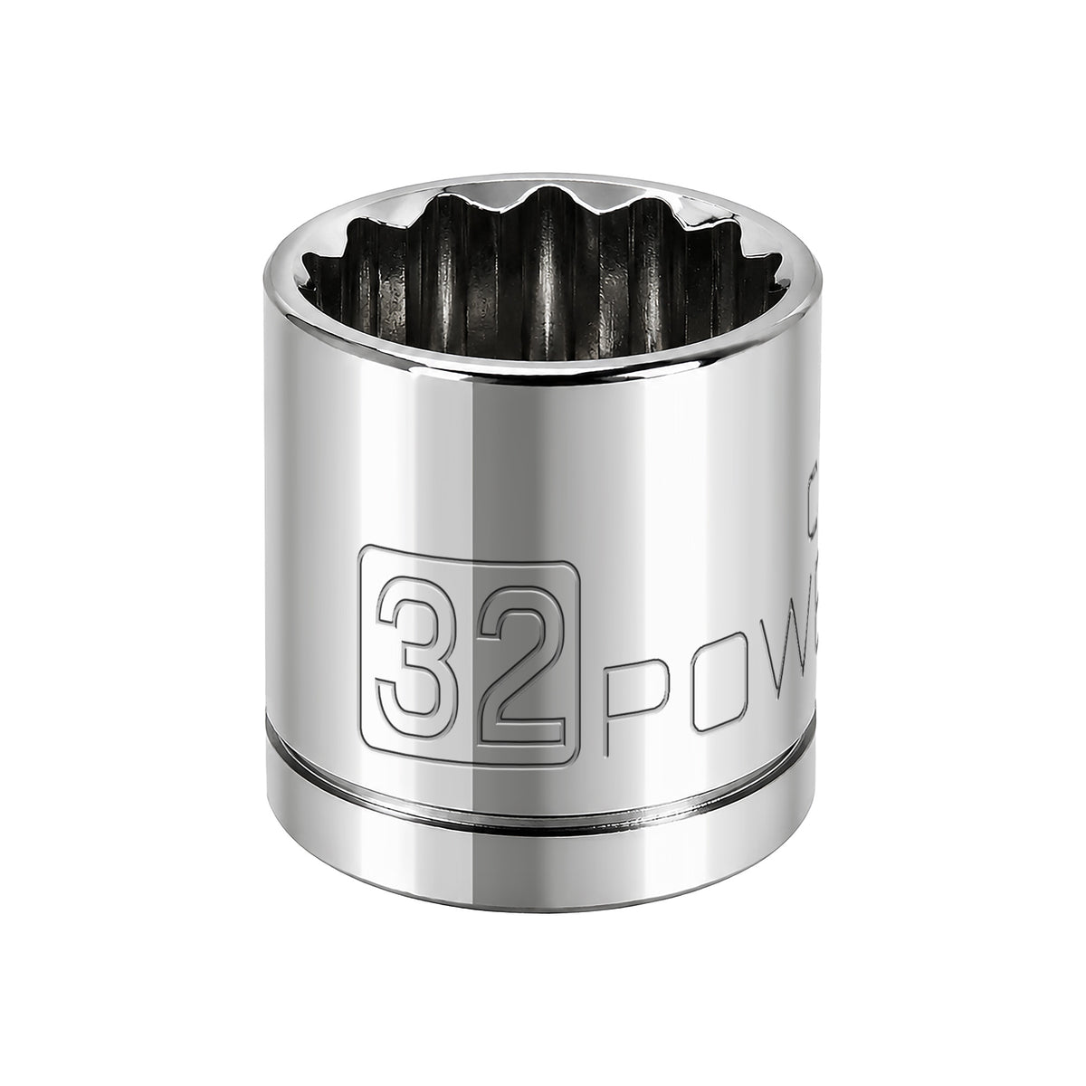 1/2 Inch Drive x 32 MM 12 Point Shallow Socket