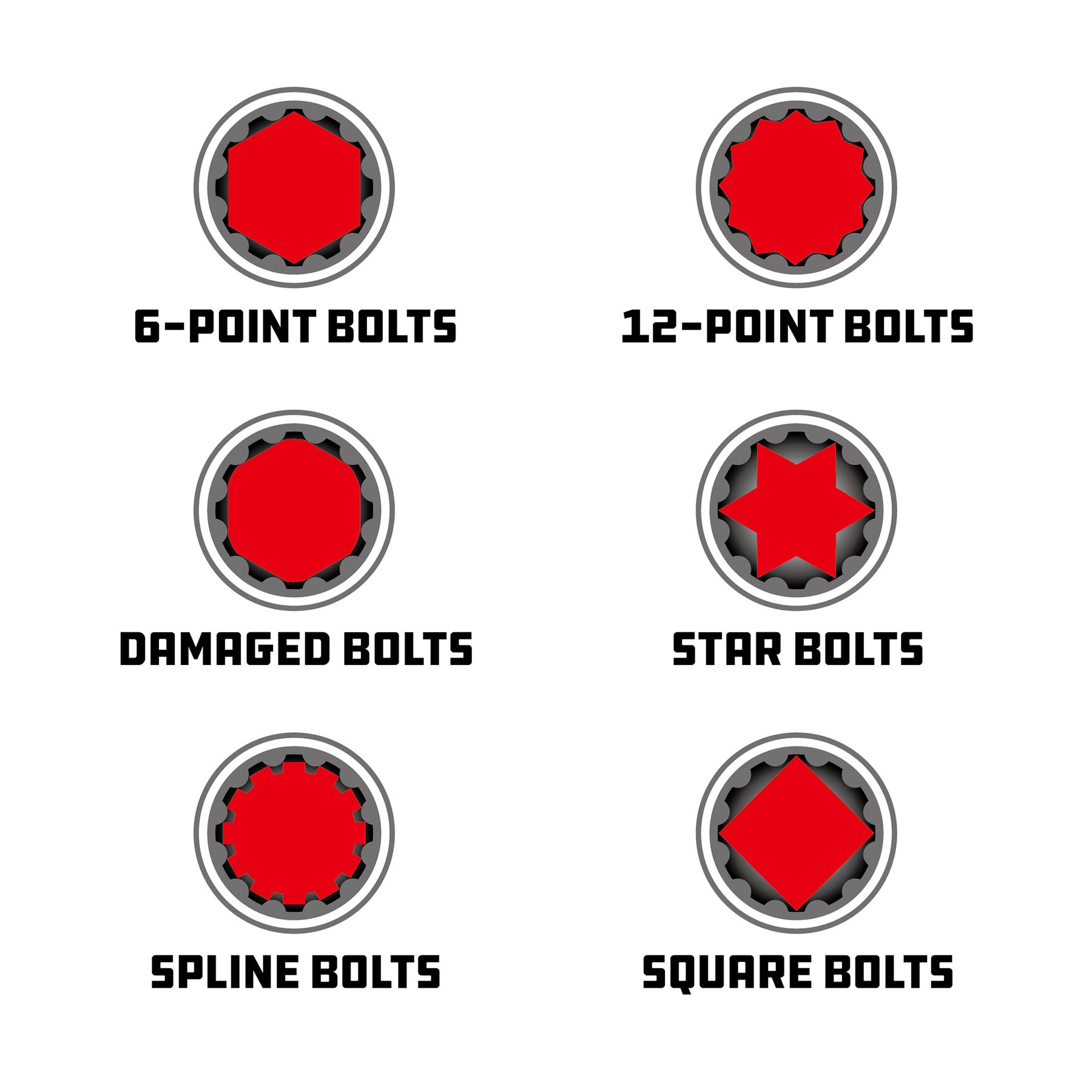 8 Piece 1/4 Inch Drive Universal Socket Set with Tray