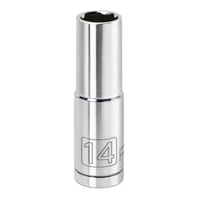 1/2 Inch Drive x 14 MM 6 Point Deep Socket