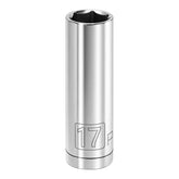 1/2 Inch Drive x 17 MM 6 Point Deep Socket