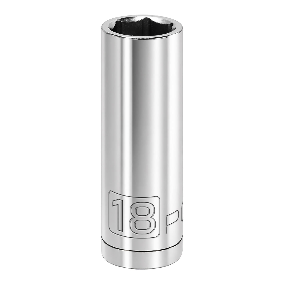 1/2 Inch Drive x 18 MM 6 Point Deep Socket