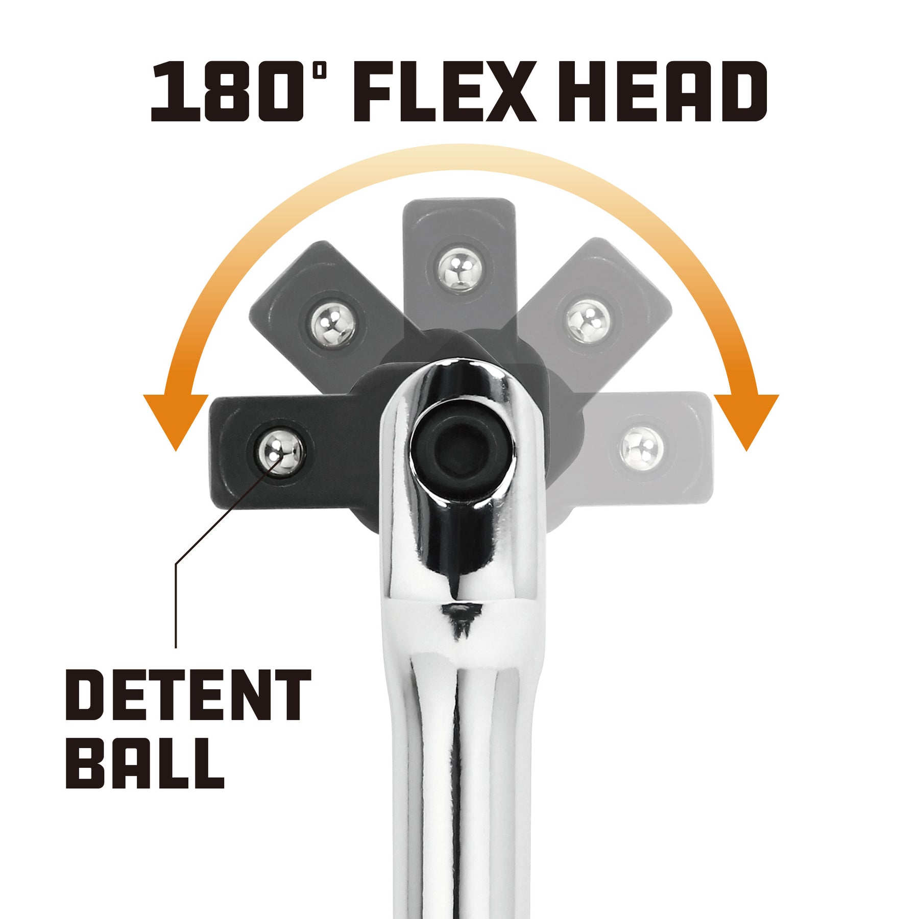 1/2 Inch Drive 12 Inch Flex Handle