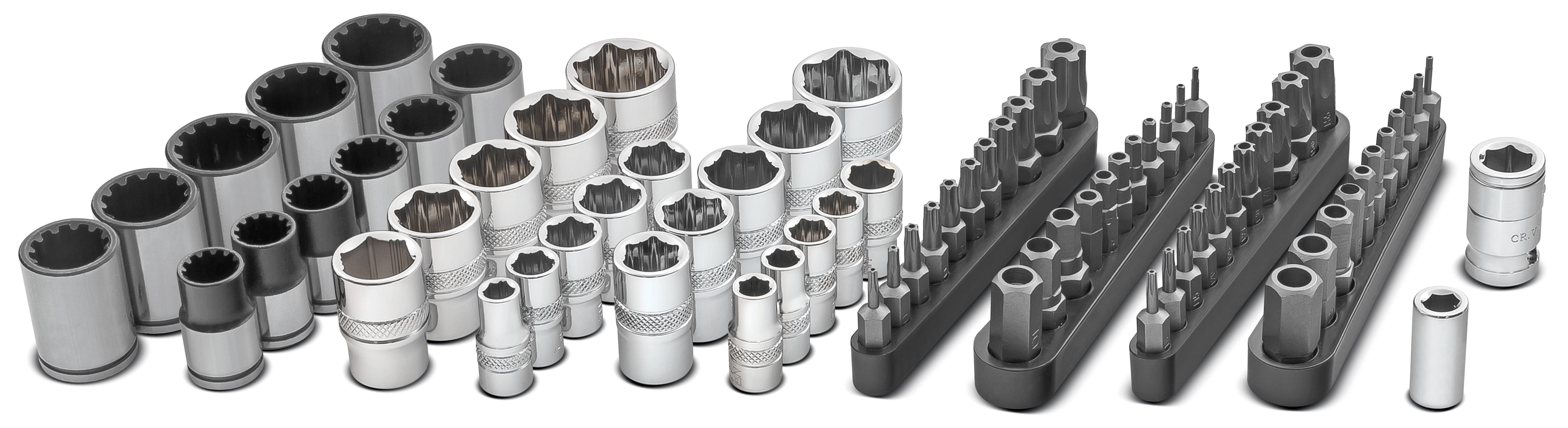 81 Piece Solutions Socket and Bit Set for Specialty and Damaged Fasten