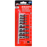 8 Piece Zeon Metric Hex Bit Socket Set for Damaged Bolts